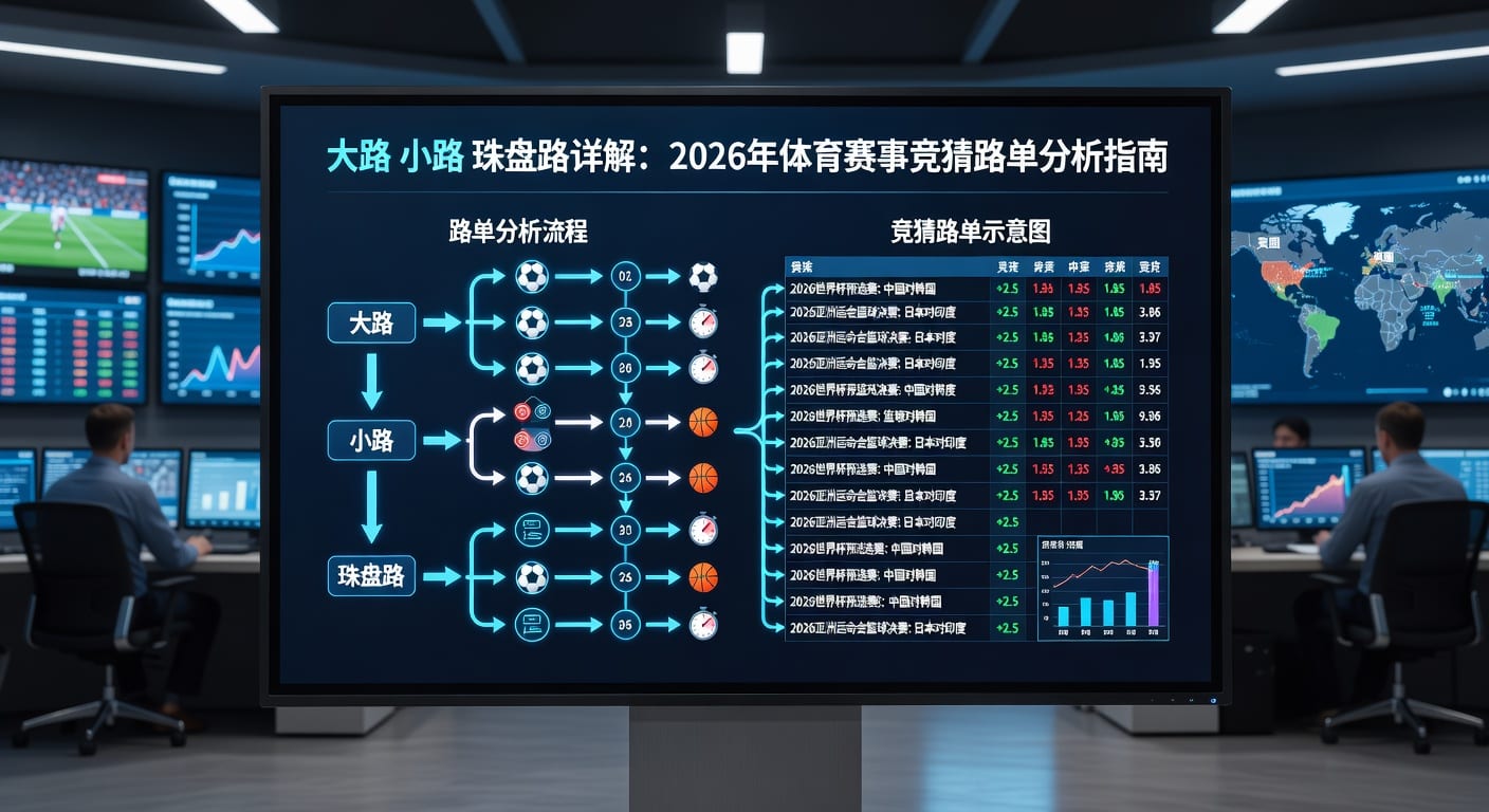 大路 小路 珠盘路：2026年滚球走势与盘口解读